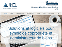 Tablet Screenshot of kel.fr